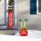 24.5"H Christmas Wooden/Metal Elf Legs in Gift Box Porch Decor(KD)